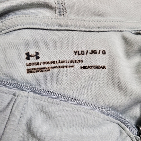 Under Armour Light Weight Pullover Youth Large Grey - Picture 2 of 9